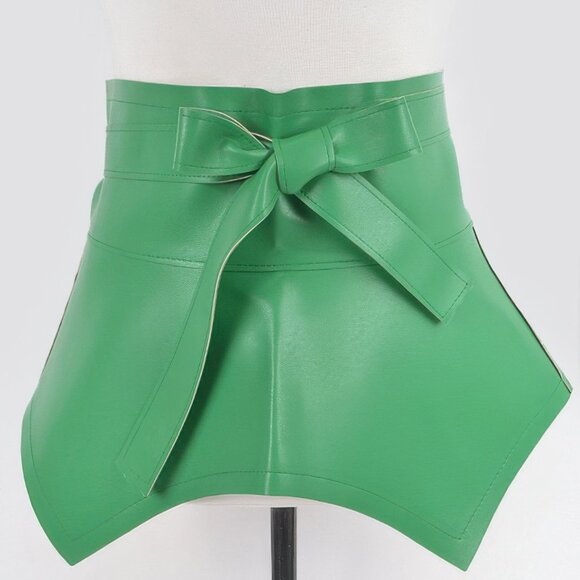 Faux Leather Skirt Belt main image 5